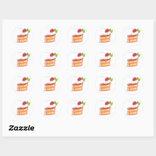 Cake Dessert Stickers (Vel)