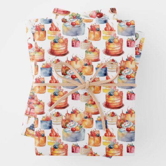 Cake dromen inpakpapier (In situ)