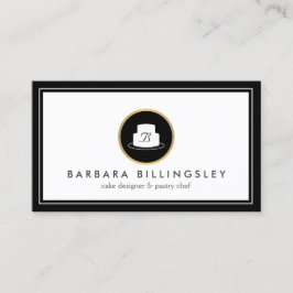 Cake Embleem Logo Bakkerij III Visitekaartje
