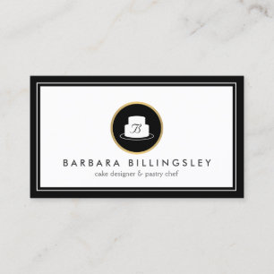 Cake Embleem Logo Bakkerij III Visitekaartje