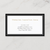  Cake Embleem Logo Bakkerij III Visitekaartje (Achterkant)