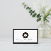  Cake Embleem Logo Bakkerij III Visitekaartje (Staand voorkant)