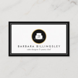  Cake Embleem Logo Bakkerij III Visitekaartje