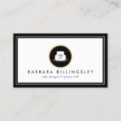  Cake Embleem Logo Bakkerij III Visitekaartje (Voorkant)
