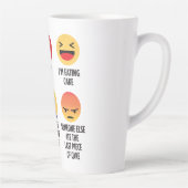 Cake Emojis Latte Mok (Rechts)