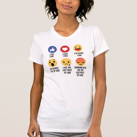 Cake Emojis T-shirt (Voorkant)