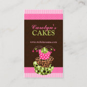 Cake en Damask Bakery Visitekaartje (Voorkant)