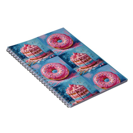 Cake en Donut Notitieboek (Rechterzijde)