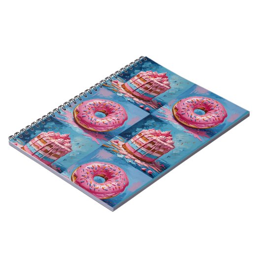 Cake en Donut Notitieboek (Linkerzijde)