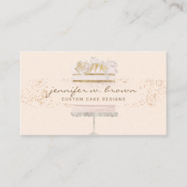 Cake Floral Bakery Pastry Patisserie Visitekaartje