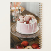Cake Food Modern Trend Macaroon Baker's Tekst Planner (Achterkant)