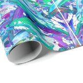 Cake Frosting Splatter Art Wrapping Paper Cadeaupapier (Rol Hoek)