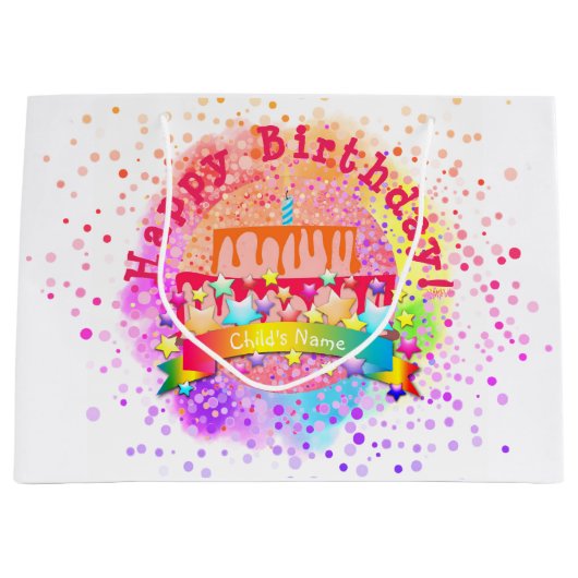 Cake Gift Bag - HAMbWG Groot Cadeauzakje (Voorkant)