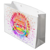 Cake Gift Bag - HAMbWG Groot Cadeauzakje (Achterkant Gekanteld)
