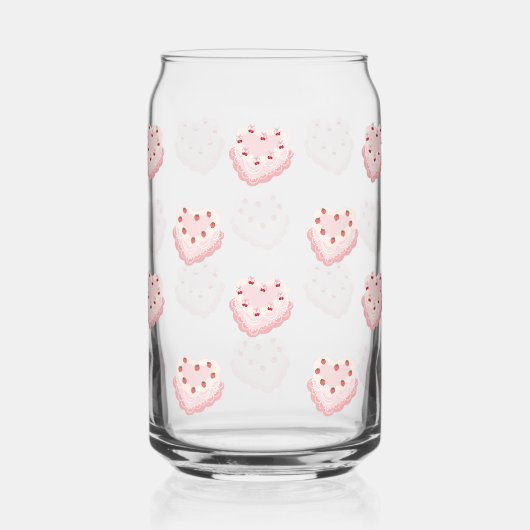 Cake Glass Cup Blikvorm Glas (Achterkant)