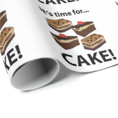 Cake Het is tijd voor taart Cadeaupapier (Rol Hoek)