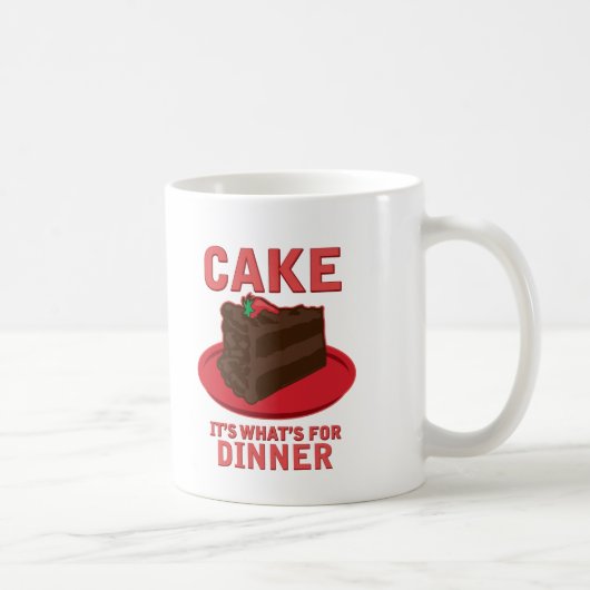 Cake, het is wat er is voor DInner Koffiemok (Rechts)