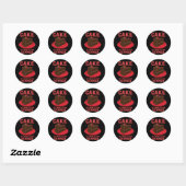 Cake, het is wat er is voor DInner Ronde Sticker (Vel)