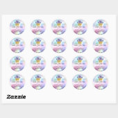 Cake Homemade Bakery Sweets Muffins Logo Smile Ronde Sticker (Vel)