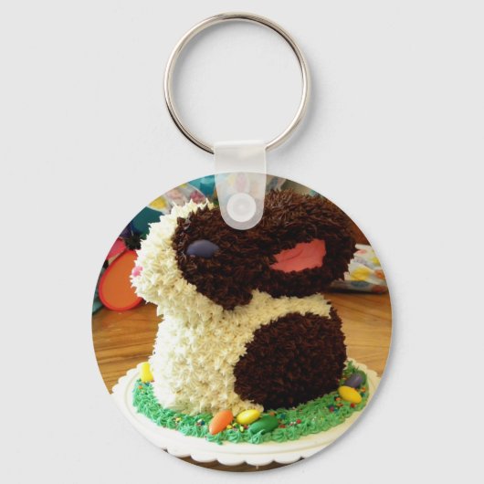 Cake II van het konijntje Sleutelhanger (Voorkant)