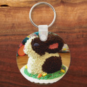 Cake II van het konijntje Sleutelhanger (Voorkant)