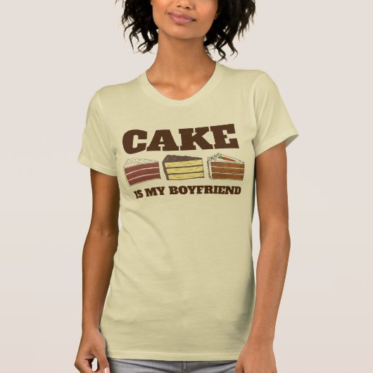 Cake is mijn vriend Carrot Yellow Red Velvet T-shirt (Voorkant)