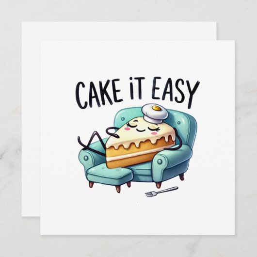 Cake It Easy - Ontspannende taart (Voorkant / Achterkant)