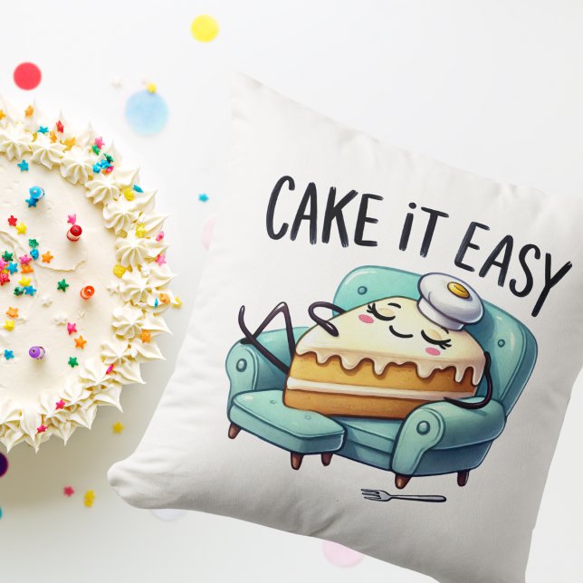 Cake It Easy - Ontspannende taart Kussen (Creator heeft geüpload)