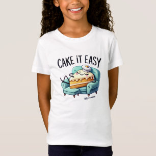 Cake it Easy - Schattige ontspannend Cake Slice T- T-shirt