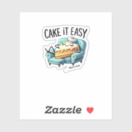Cake it Easy - Schattigee Ontspannende Cake Sticker