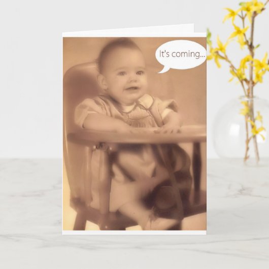 Cake Kaart (Gele Bloem)