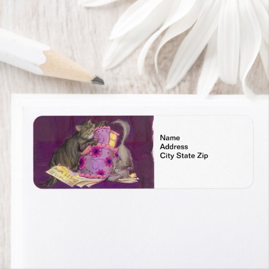 Cake Katten Retouradres Labels (Insitu)