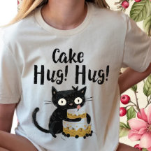 Cake knuffel-grappig zwart grillig kat-verjaardags