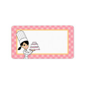 Cake Label in Medium (Voorkant)