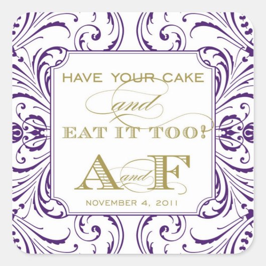 Cake Label voor Ashlie (Voorkant)