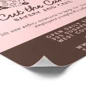 Cake Logo bakery Business ReOpening Poster (Hoek)