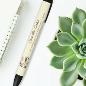 Cake Logo Bakery Business Zwarte Inkt Pen