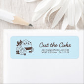 Cake Logo Bakkerij Zakelijk Retouradres Etiket (Insitu)
