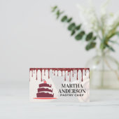 Cake Logo | Bakkersingrediënten | IJking Visitekaartje (Staand voorkant)