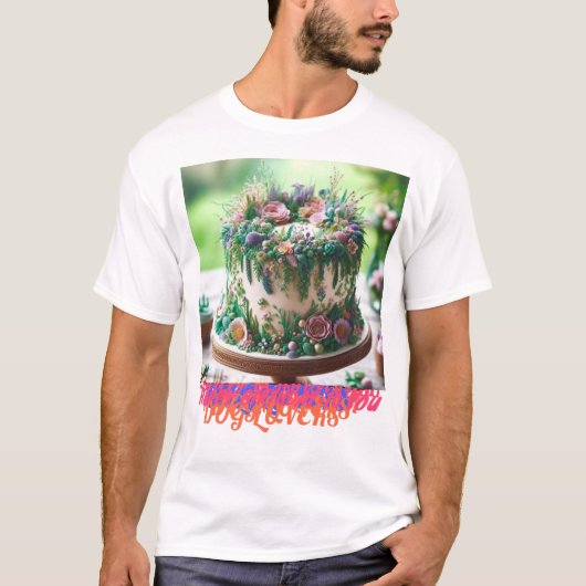 Cake Logo ontwerp voor t-shirts (Voorkant)