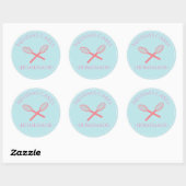 Cake Logo Stickers Thuis Bakkerij Elke Kleur Garde (Vel)