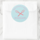 Cake Logo Stickers Thuis Bakkerij Elke Kleur Garde (Tas)