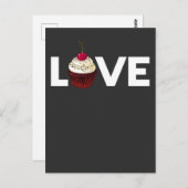 Cake Love Baker Pastry Chef Cupcake Quote Briefkaart (Voorkant / Achterkant)