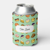 Cake Lover Delicious Cakes & Pastries Patroon Blikjeskoeler (Blikje Voorkant)