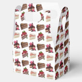Cake Lovers Delicious Desserts Pattern Bedankdoosjes (Geopend)