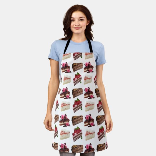 Cake Lovers Delicious Desserts Pattern Quirky Schort (Gedragen)