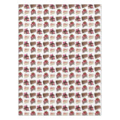 Cake Lovers Delicious Desserts Pattern Tafelkleed (Voorkant)