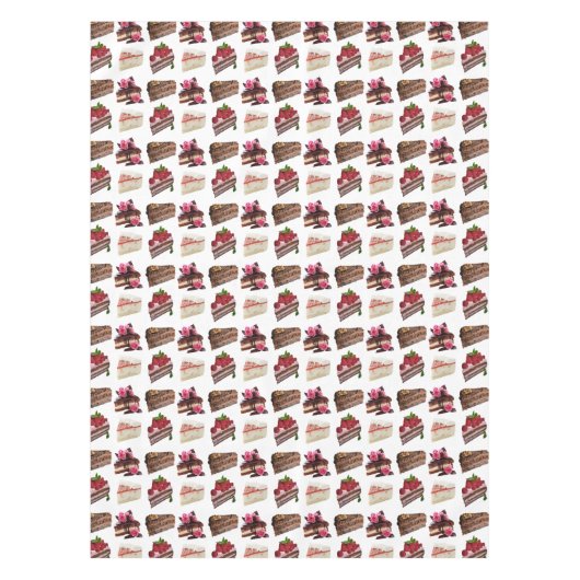 Cake Lovers Delicious Desserts Pattern Tafelkleed (Voorkant)