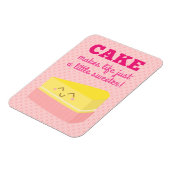 Cake maakt het leven gewoon een beetje zoeter magneet (Linkerzijde)