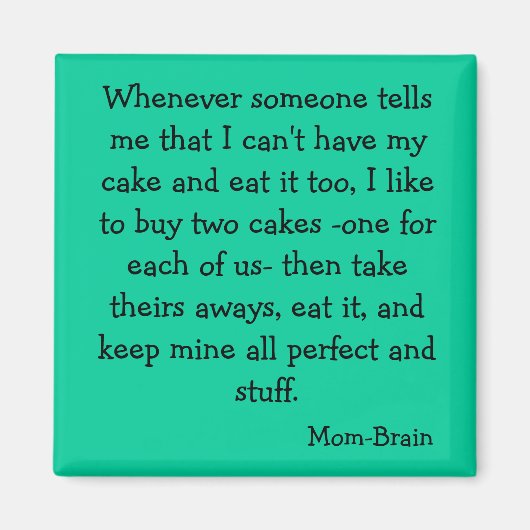 Cake magnet (Voorkant)